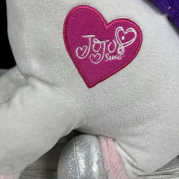 JoJo Siwa Rainbow Unicorn 20" Plush Stuffed Animal Colorful - Picture 3 of 12